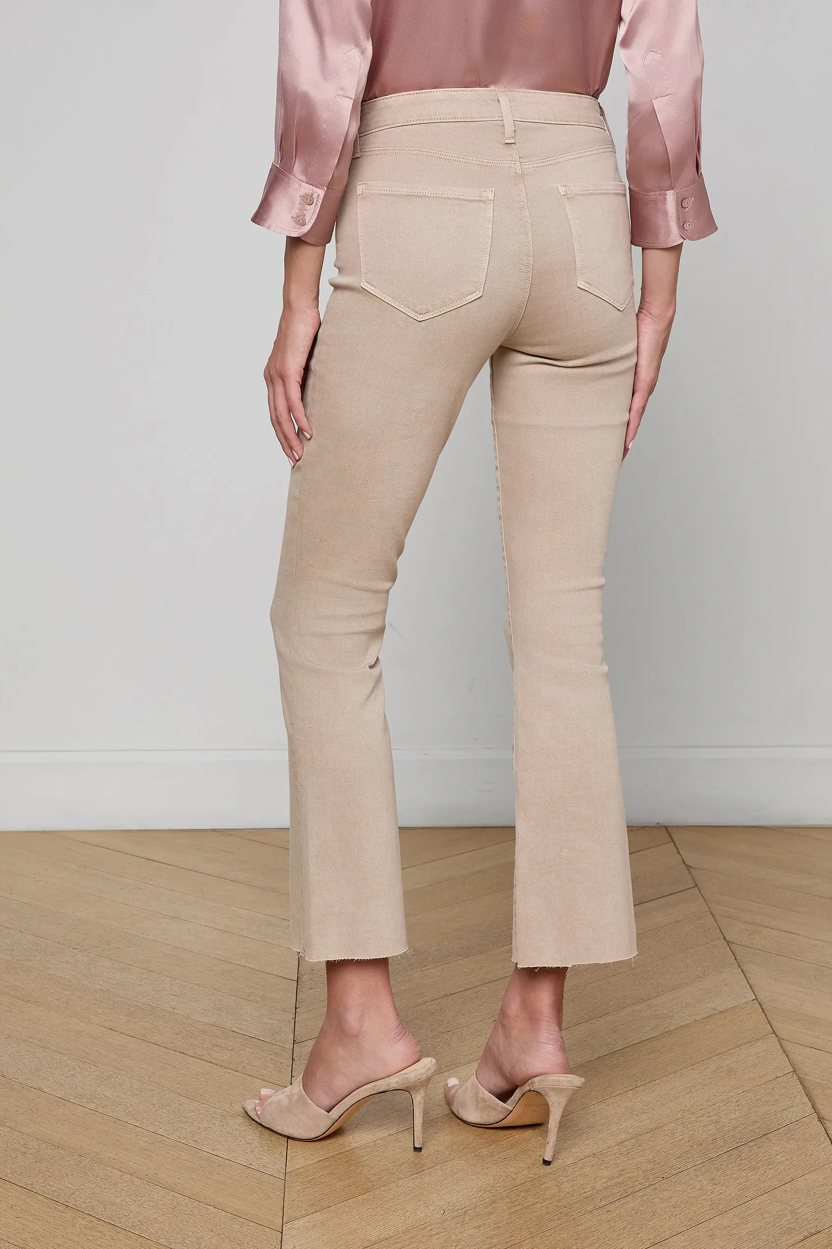 KENDRA CROP FLARE JEAN - Jeans - Sassanova