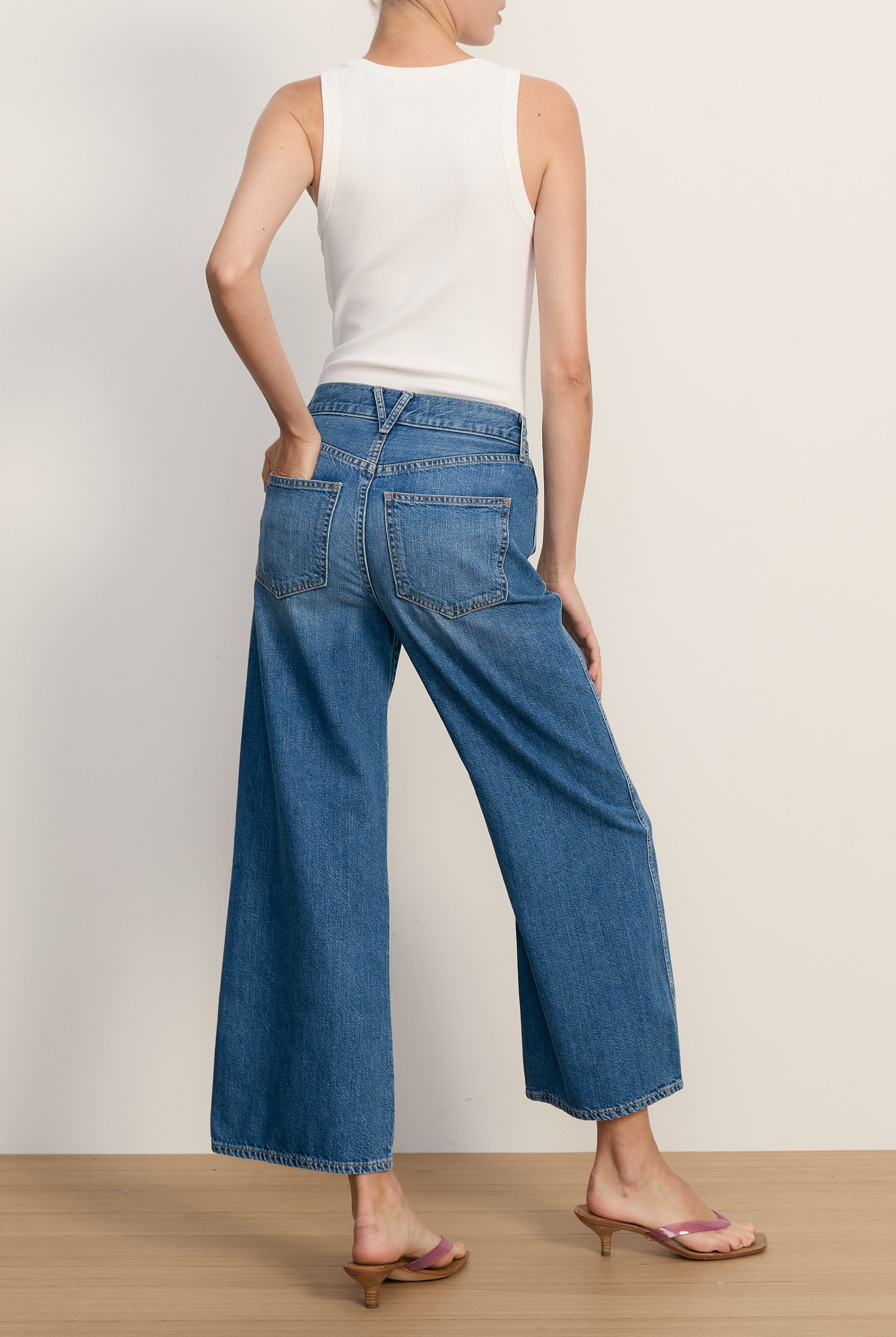 TAYLOR HIGH RISE WIDE LEG - Jeans - Sassanova