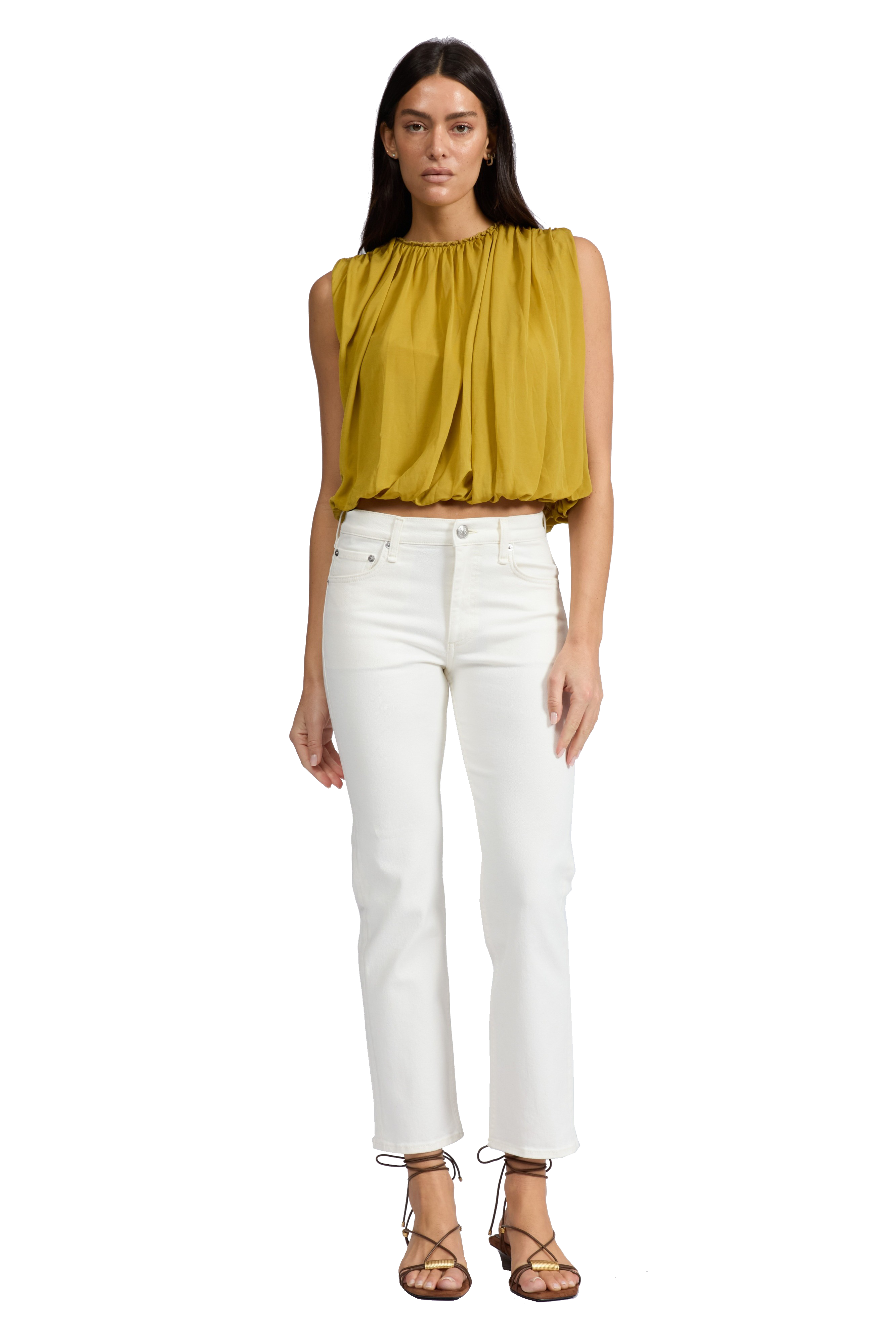 HARLOW ANKLE STRAIGHT JEAN - Jeans - Sassanova