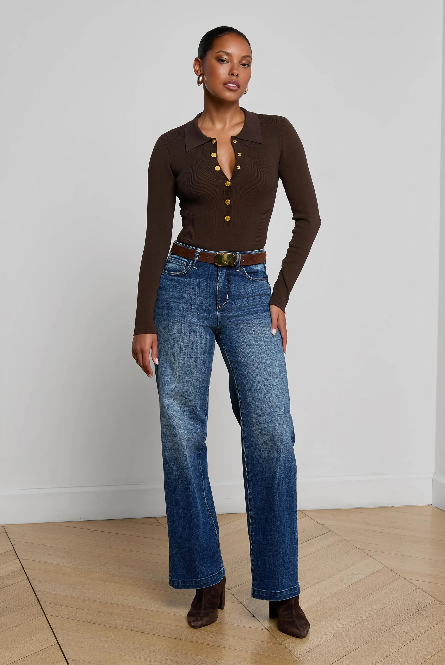 SCOTTIE H/R WIDE LEG - Jeans - Sassanova