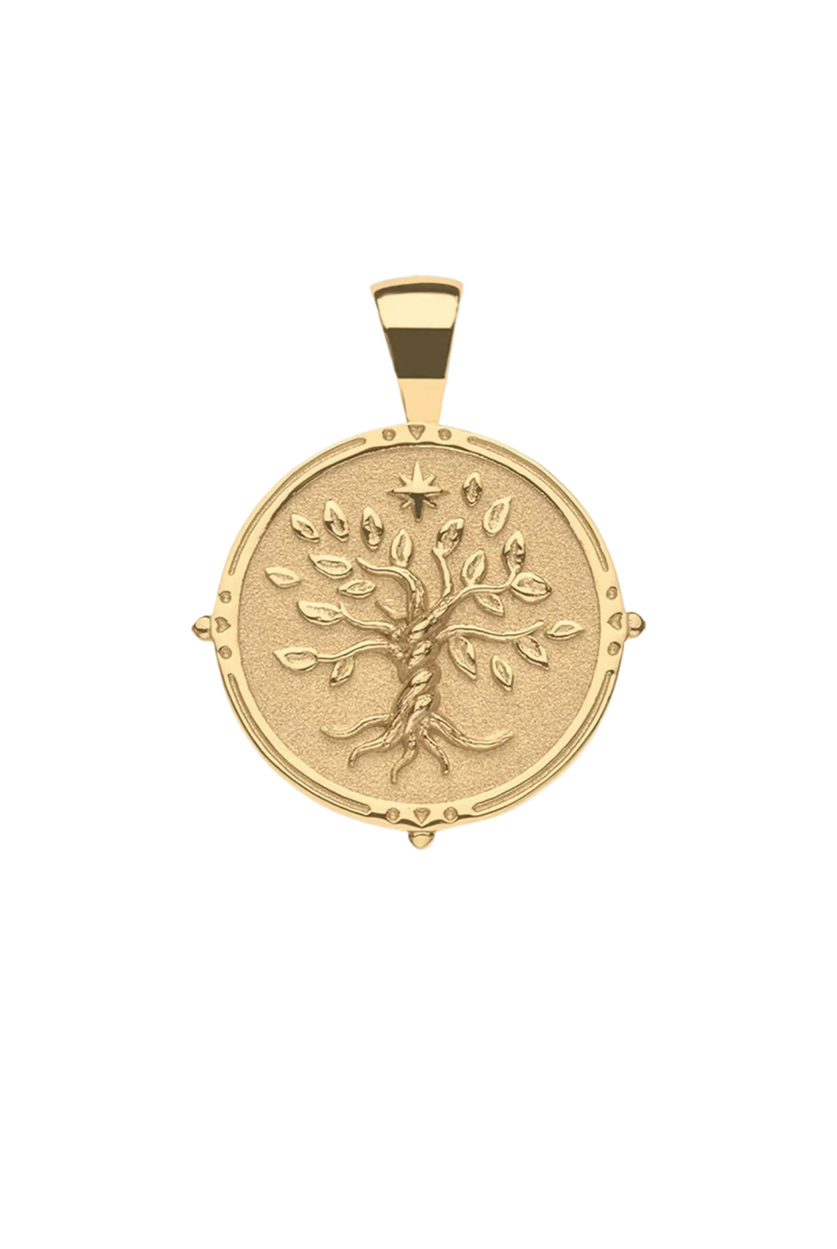 FAITH SMALL PENDANT NECKLACE- CLASSIC ROLO CHAIN Sasasanova