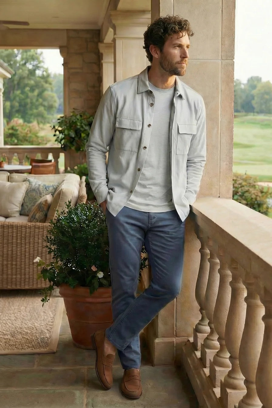 SAVANNAH TWILL 5 POCKET PANT - Pants - Novaman