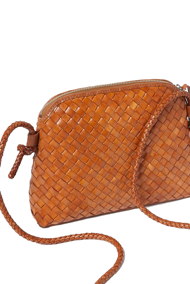 MALLORY WOVEN CROSSBODY - Sassanova