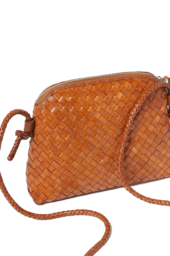 MALLORY WOVEN CROSSBODY - Sassanova