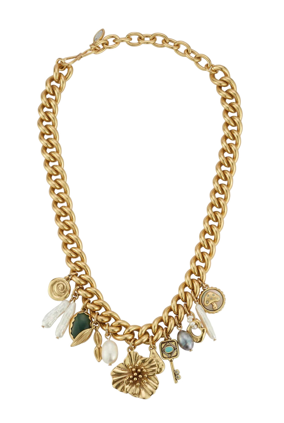 GAIA CHARM NECKLACE- GLD/MULTI
sassanova