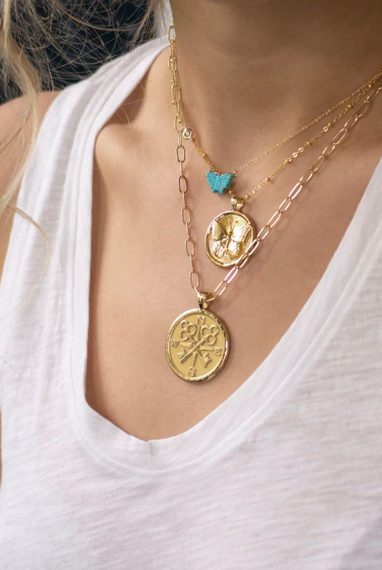 FOREVER ORIGINAL NECKLACE- DRAWN LINK CHAIN - sassanova