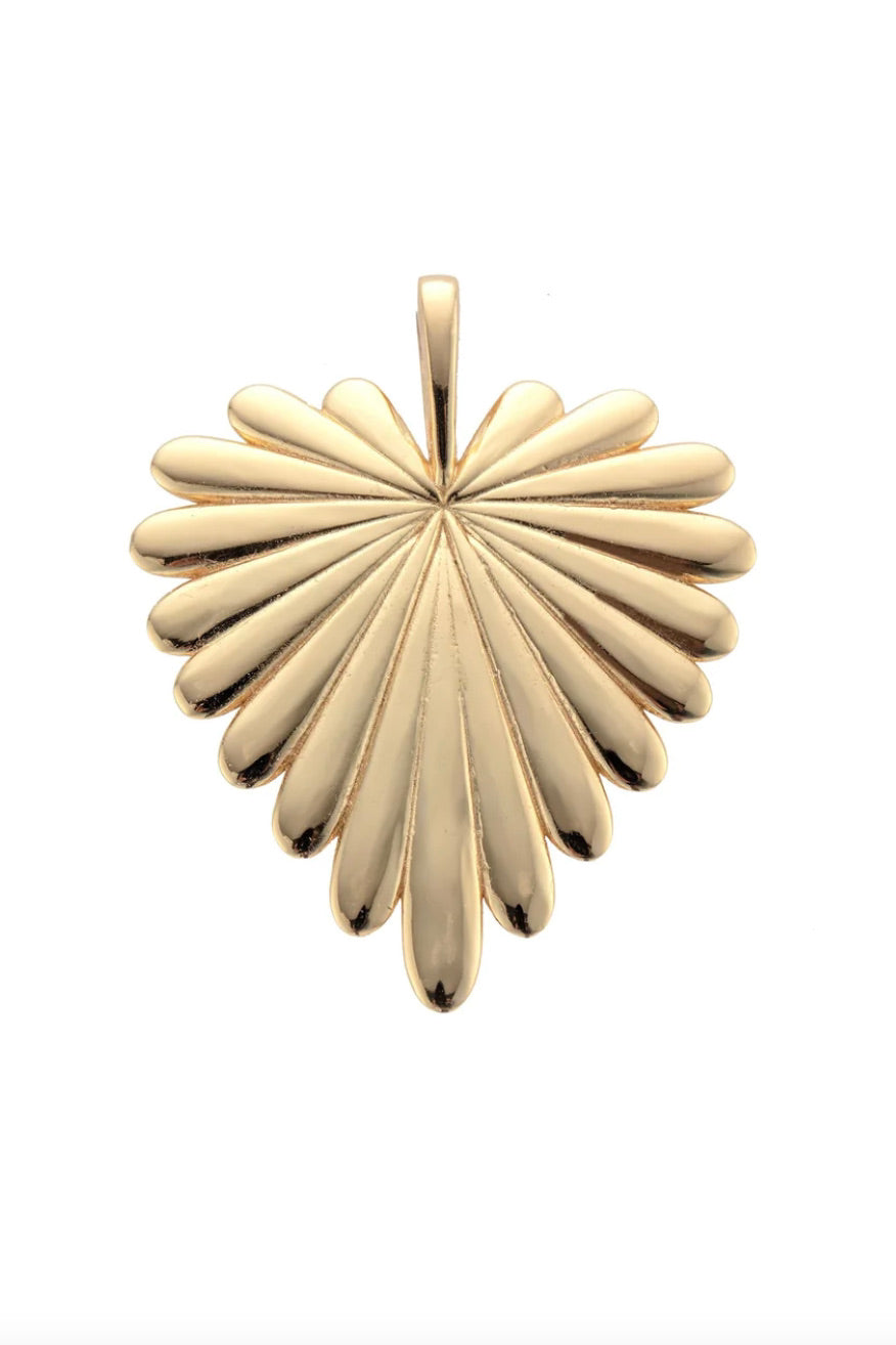 FULL HEART PENDANT NECKLACE - Necklaces - Sassanova