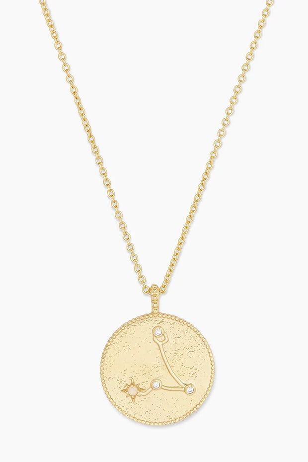 GOLD ASTROLOGY COIN NECKLACE