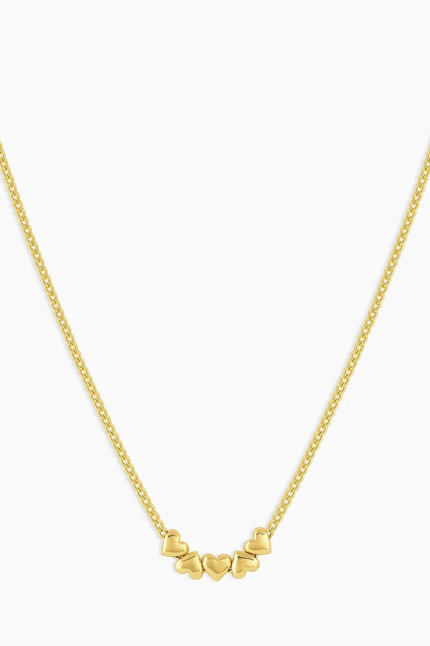 LOU HEART NECKLACE- GOLD