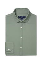 LEEWARD NO TUCK LS DRESS SHIRT - Woven Sport Shirts - Novaman