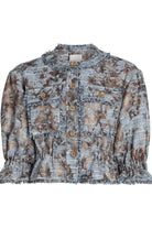 FOIL PRINTED TWEED JAXIE JACKET-Sassanova