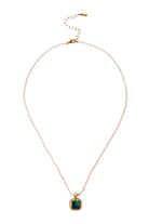 EMERALD CATANIA PENDANT PEARL NECKLACE
sassanova