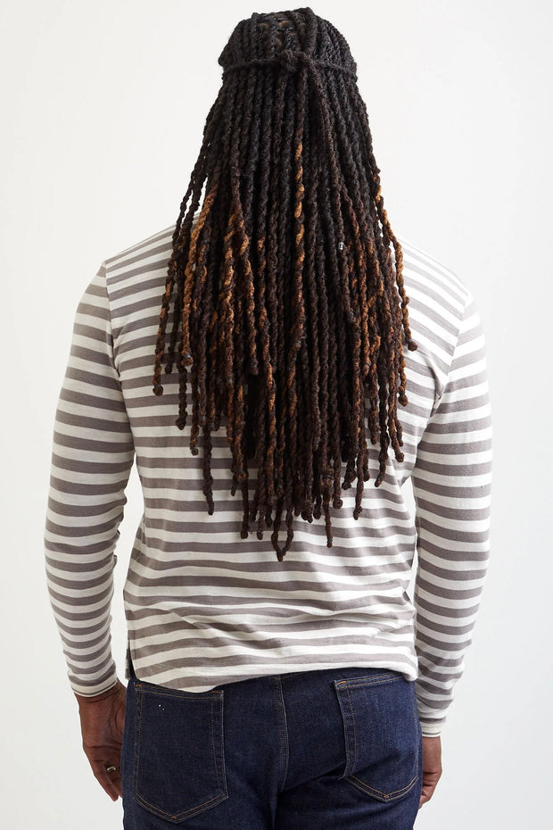 MARINA LS STRIPE HENLEY