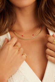 WILDER MIDI NECKLACE- GLD