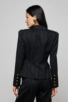 KAISLEY FUR COLLAR BLAZER-sassanova