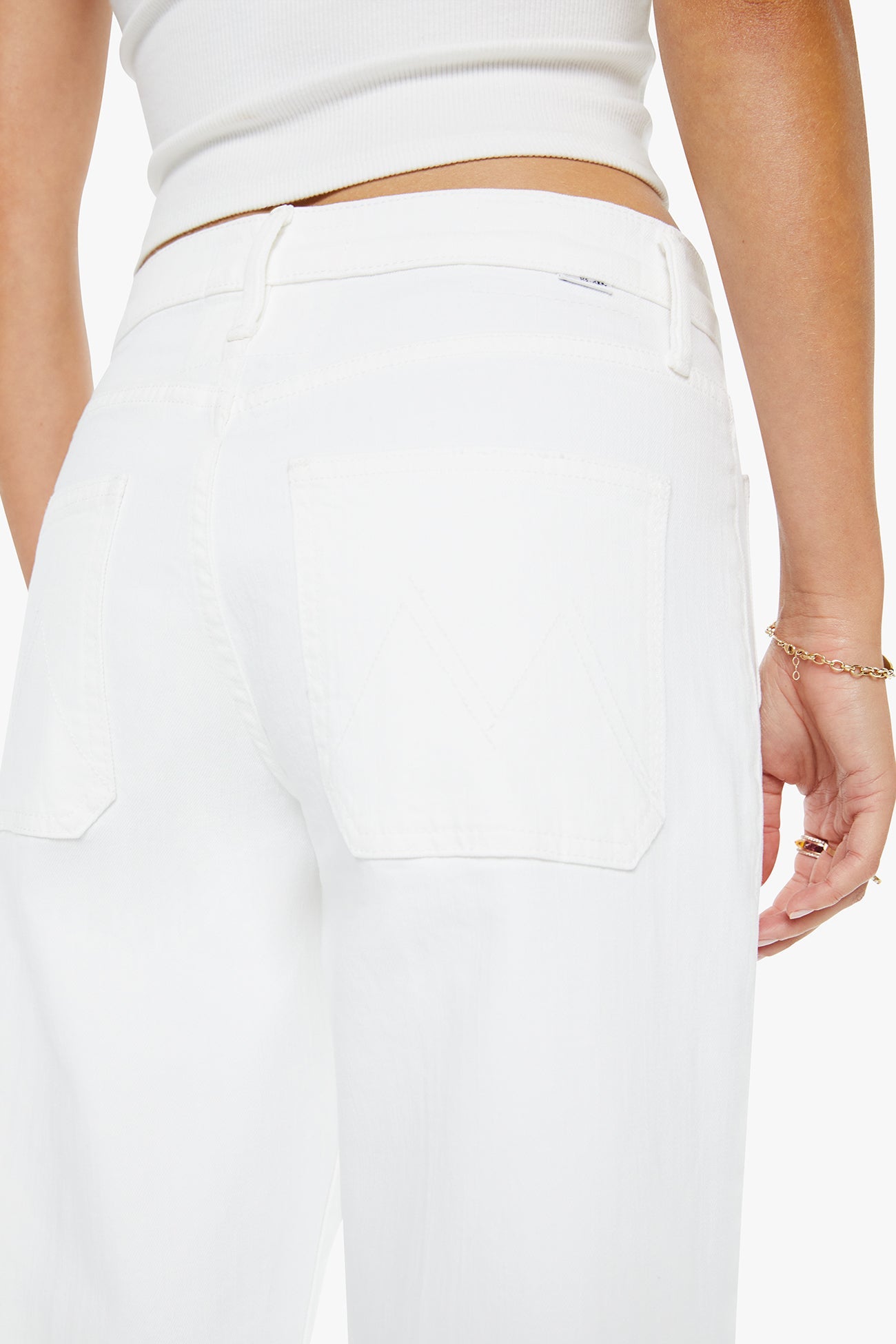 PATCH POCKET MID RISE MAVEN ANKLE - Jeans - Sassanova