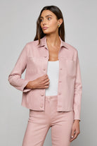 JANELLE SLIM COATED JACKET (1431PDDCM) - Jackets - Sassanova