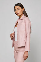 JANELLE SLIM COATED JACKET (1431PDDCM) - Jackets - Sassanova