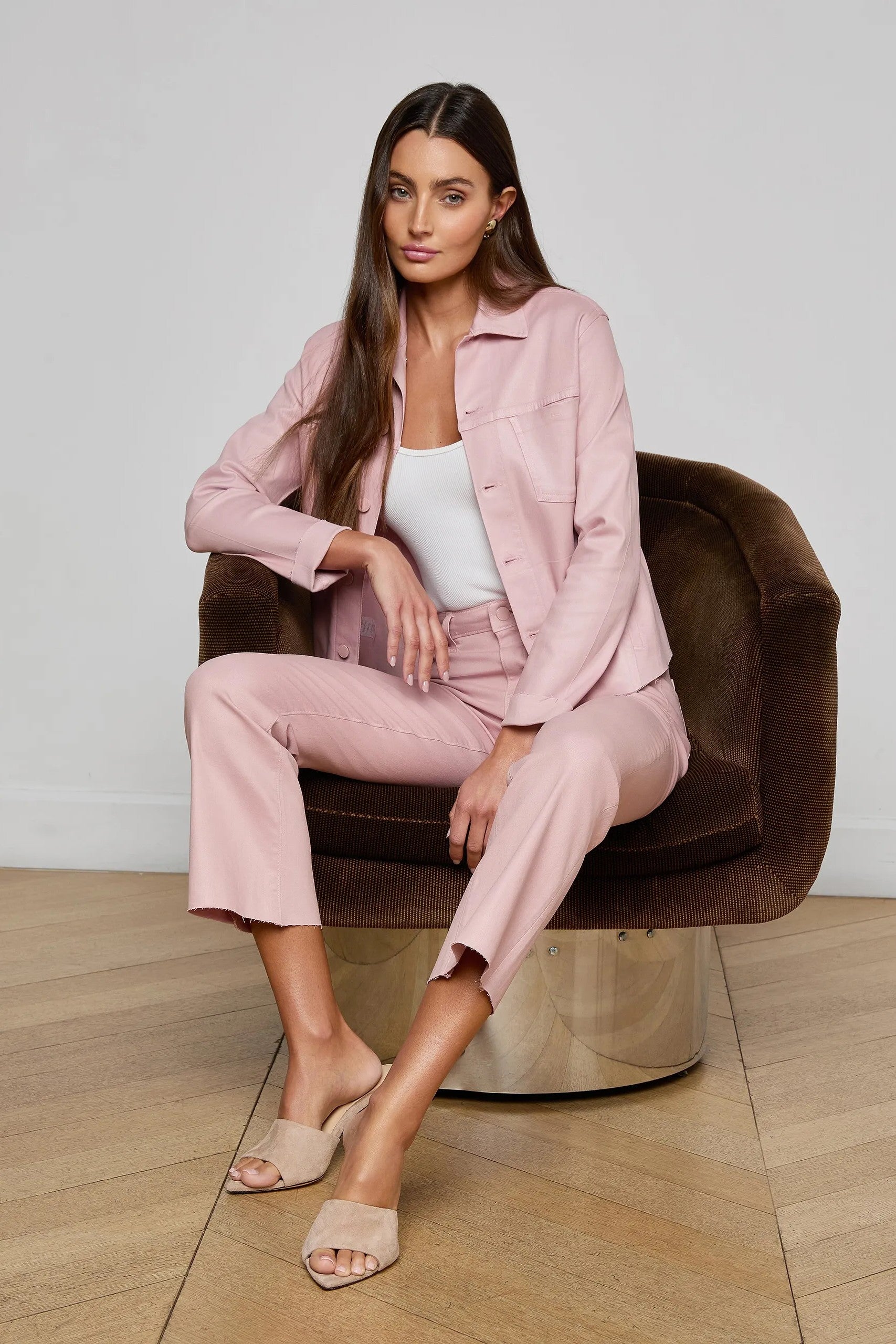 JANELLE SLIM COATED JACKET (1431PDDCM) - Jackets - Sassanova