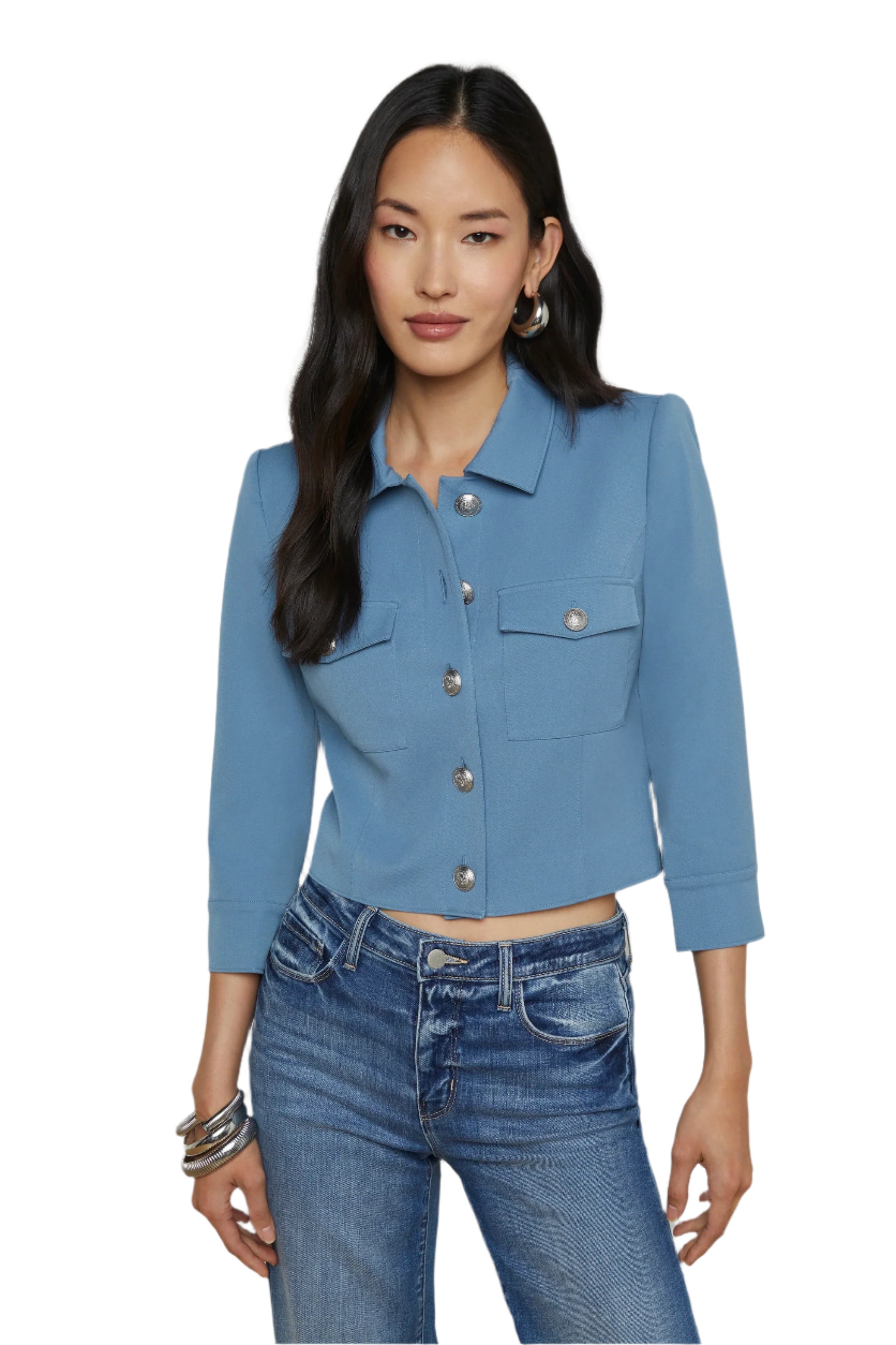 ジャケット・アウター DENIM CORSET COMBINE JACKET DENIM CORSET COMBINE JACKET