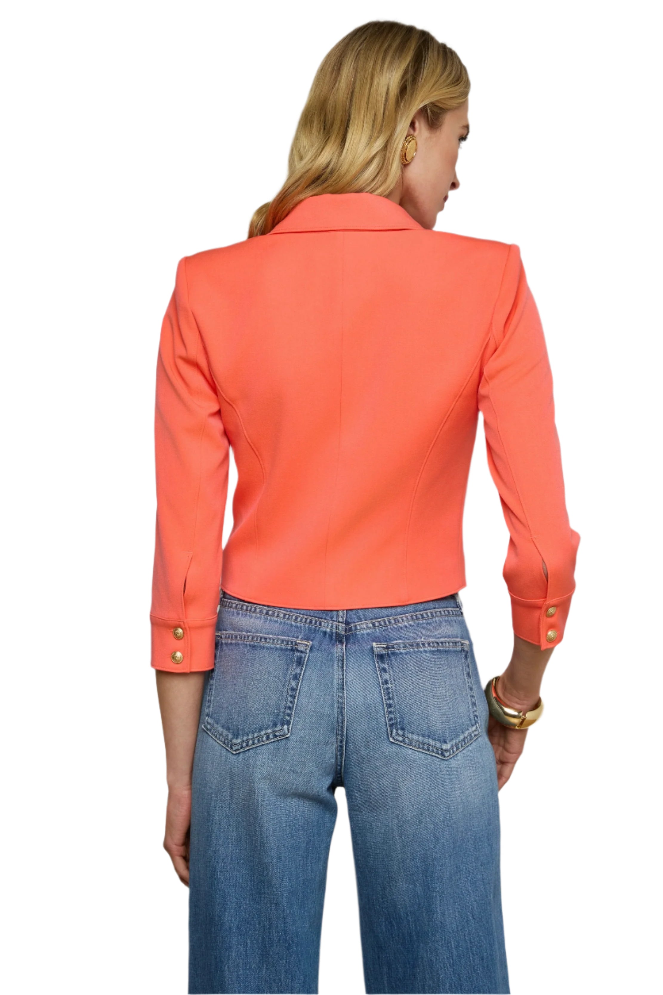 KUMI CROPPED FITTED JACKET (1769NGX) – Sassanova / Nova Man