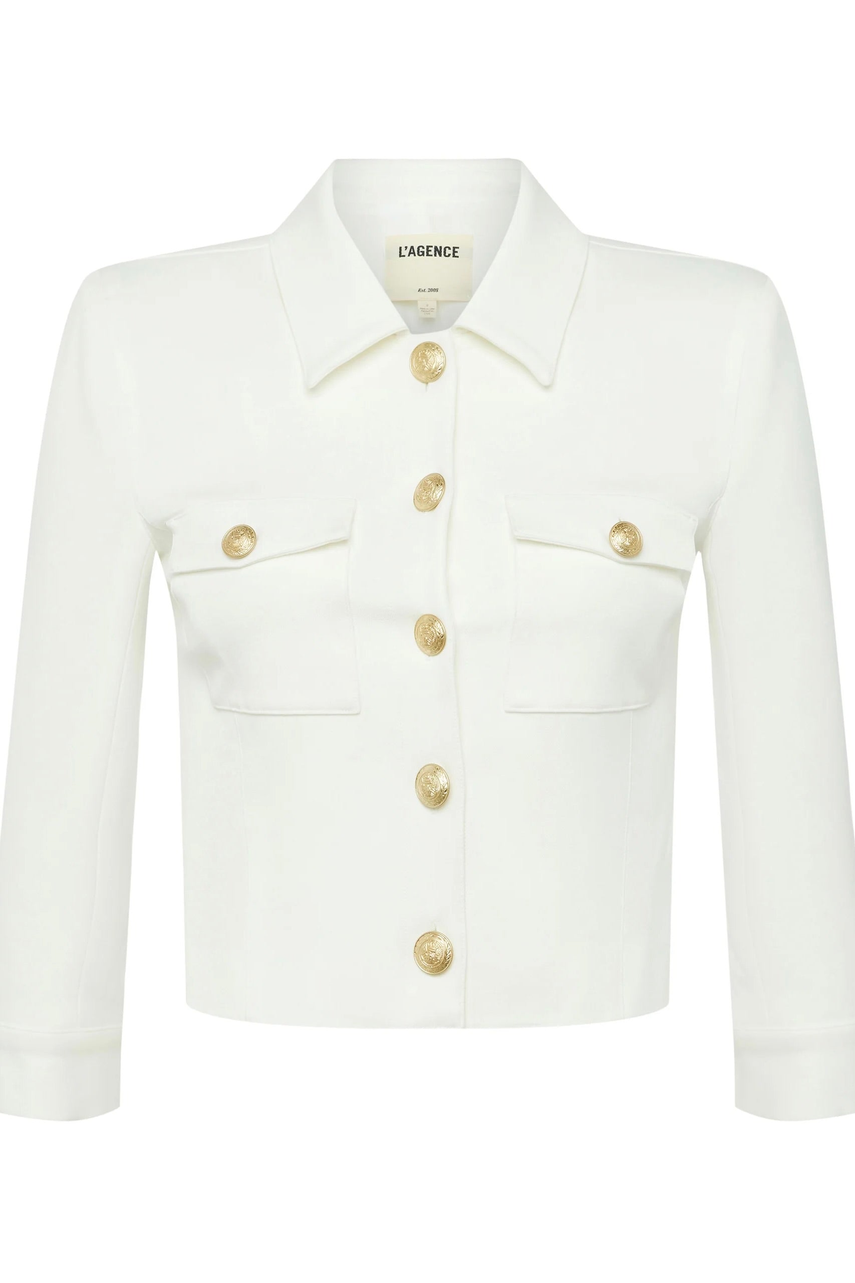 KUMI CROPPED FITTED JACKET (1769NGX) WHT
sassanova