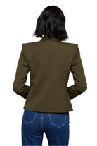 WYLLA SOLID SHIRT STRUCTURED BLAZER
sassanova