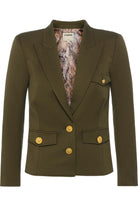 WYLLA SOLID SHIRT STRUCTURED BLAZER
sassanova