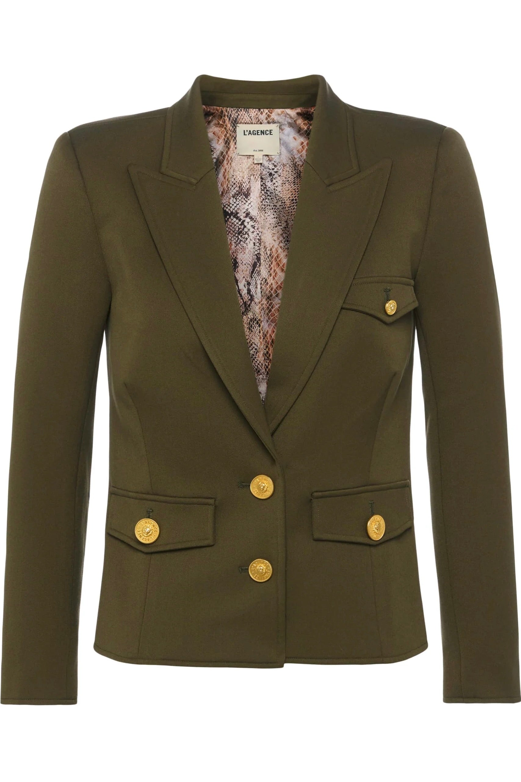 WYLLA SOLID SHIRT STRUCTURED BLAZER
sassanova