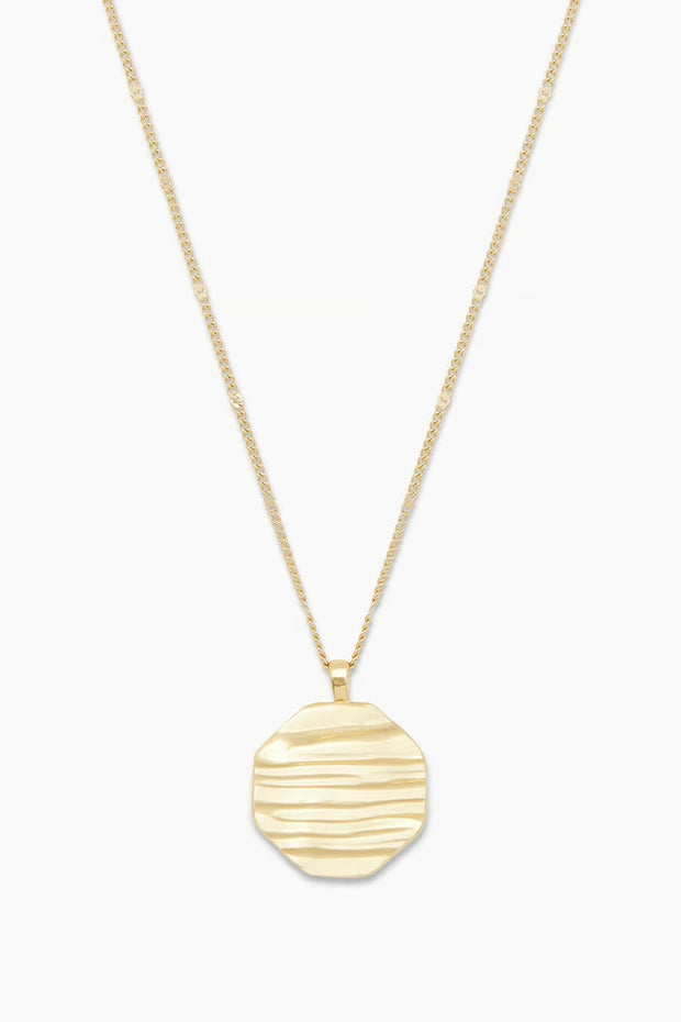 SUNSET COIN NECKLACE- GOLD