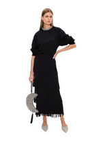 ZA ZA KNIT FRINGE SKIRT Sassanova