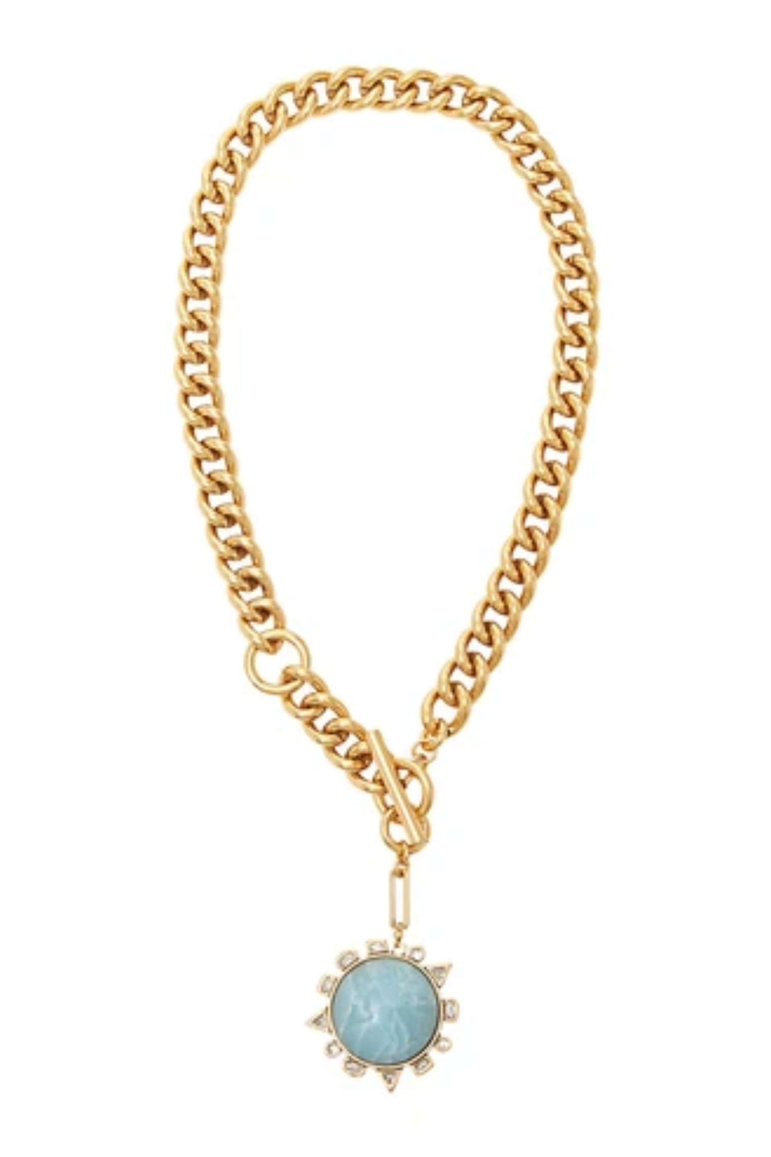 ODYSSEY NECKLACE- BABY BLUE Sassanova