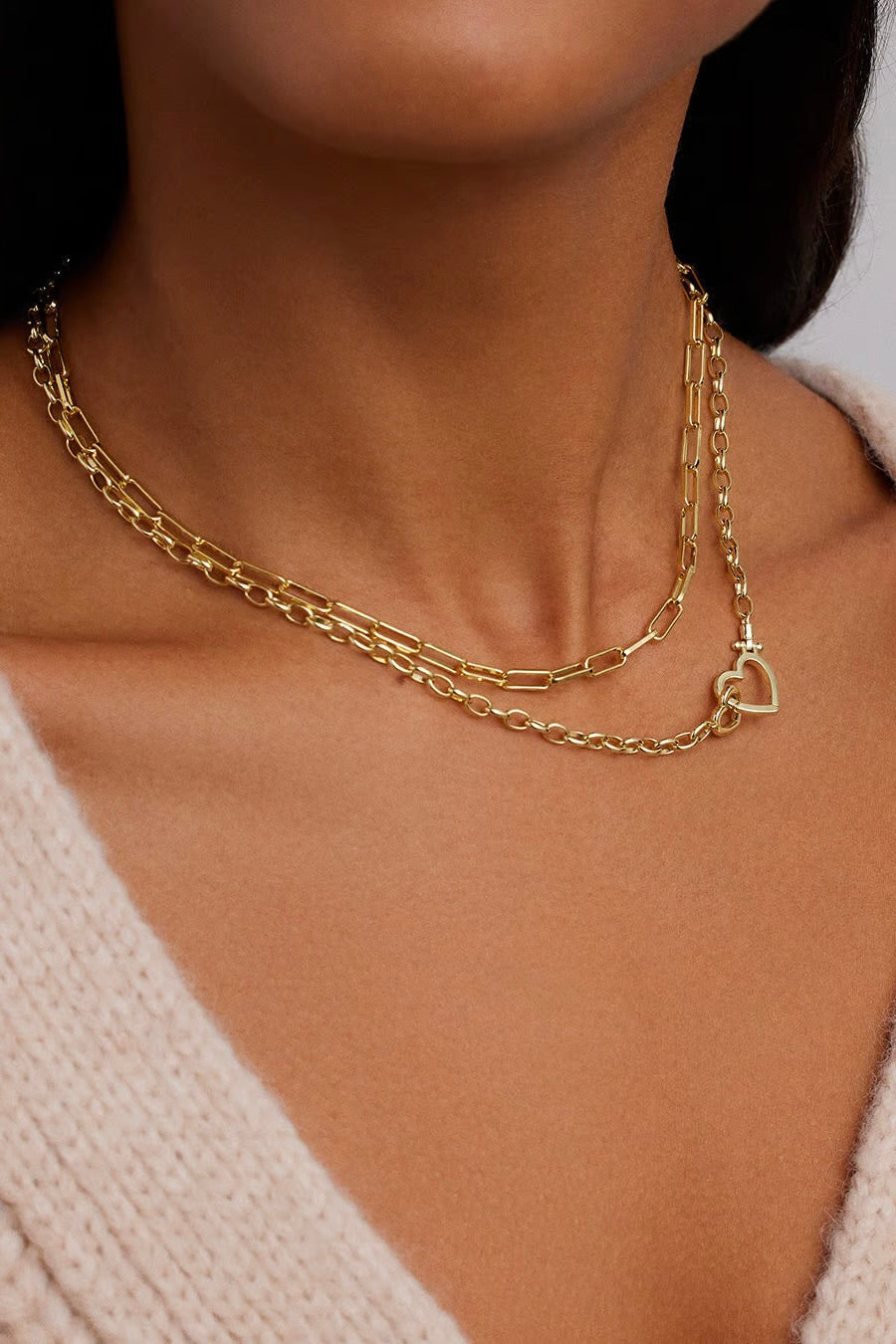 PARKER HEART NECKLACE- GOLD
sassanova