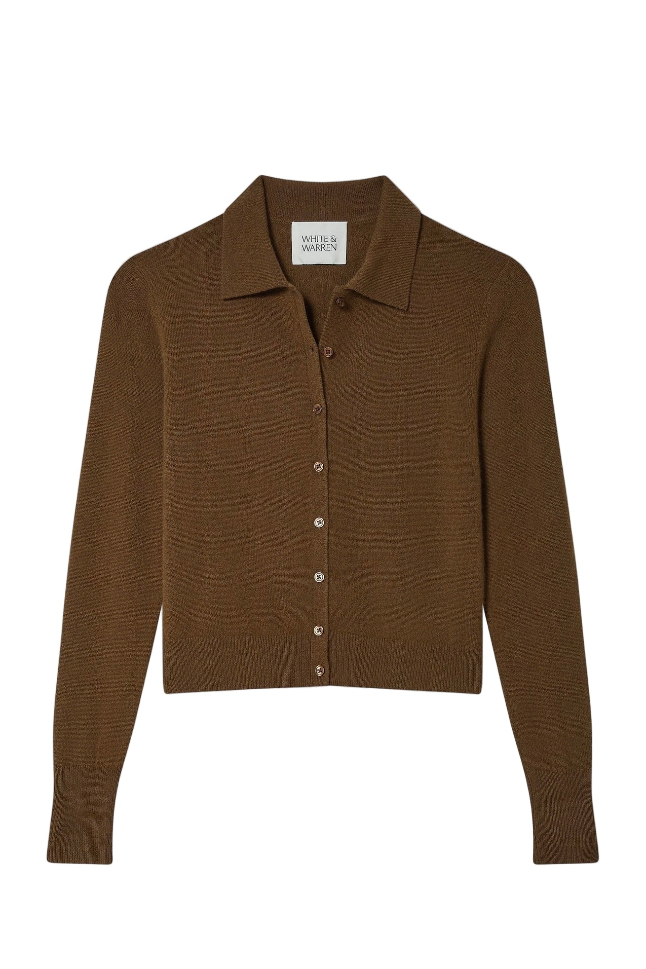 CASHMERE COLLARED CARDIGAN - Sweater - Sassanova