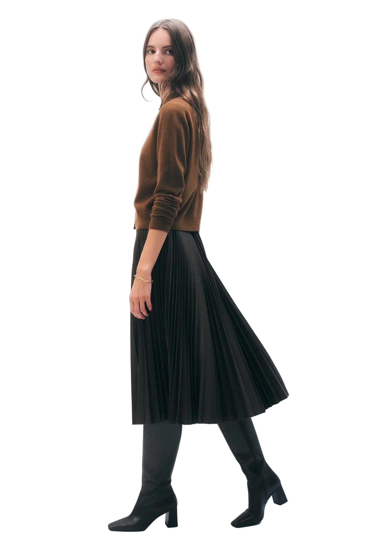 CASHMERE COLLARED CARDIGAN - Sweater - Sassanova