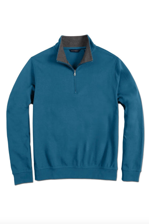 PIMA INTERLOCK 1/4 ZIP MOCK