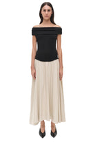 ADALINE OFF SHLDR MIDI DRESS
sassanova