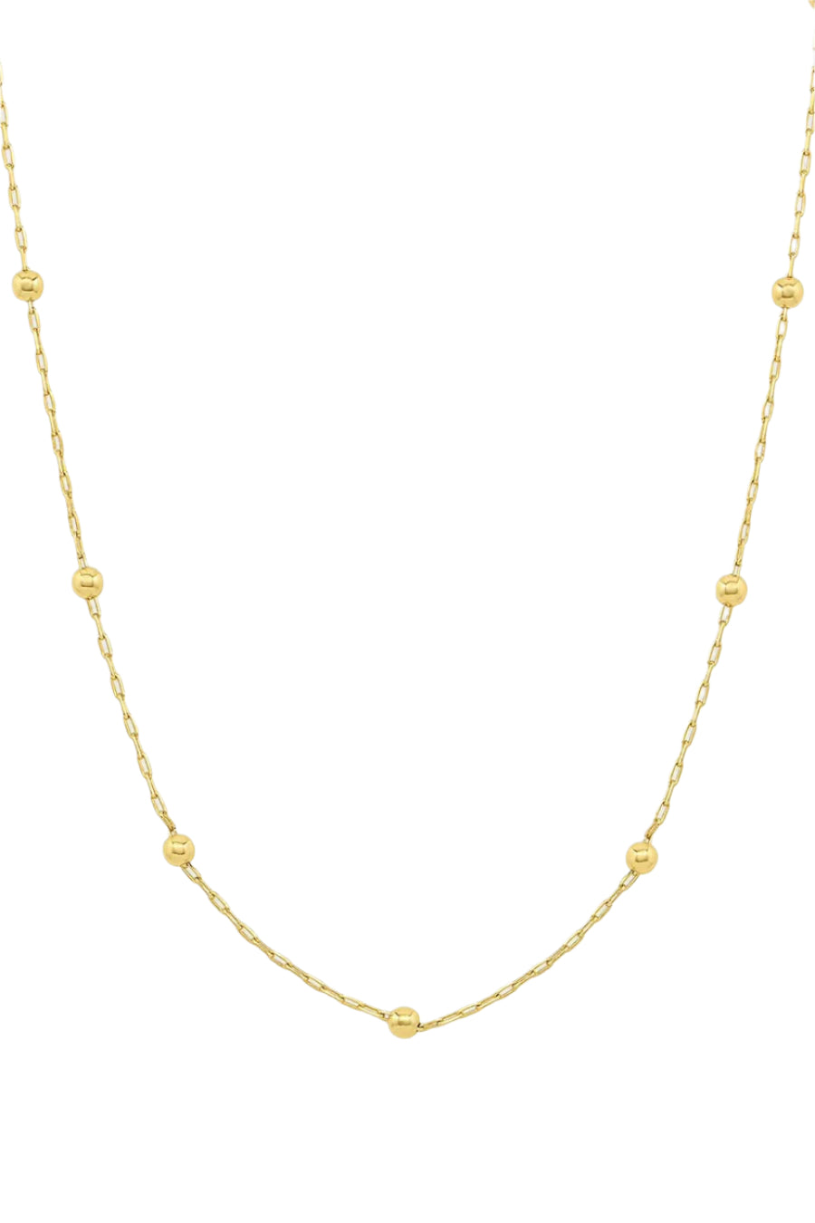 NEWPORT CHAIN NECKLACE- GLD
sassanova