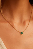 ROSE MARBLE COIN NECKLACE
sassanova