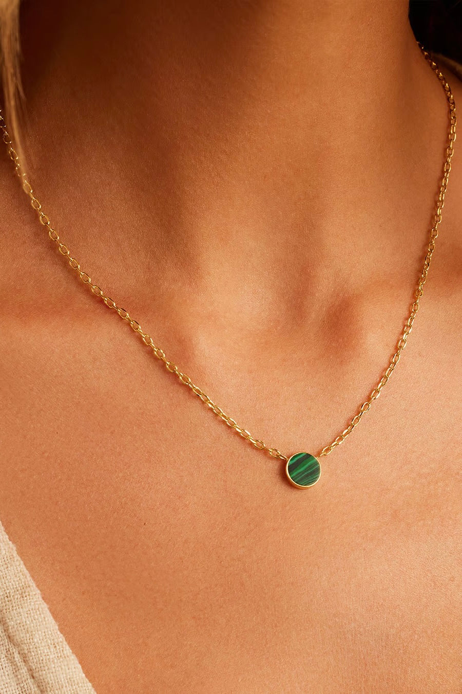 ROSE MARBLE COIN NECKLACE
sassanova