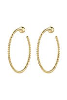 CREW HOOPS LG- GOLD
sassanova
