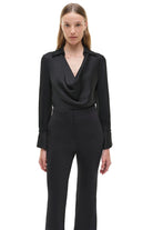SYMONE L/S COWL NECK TOP
sassanova