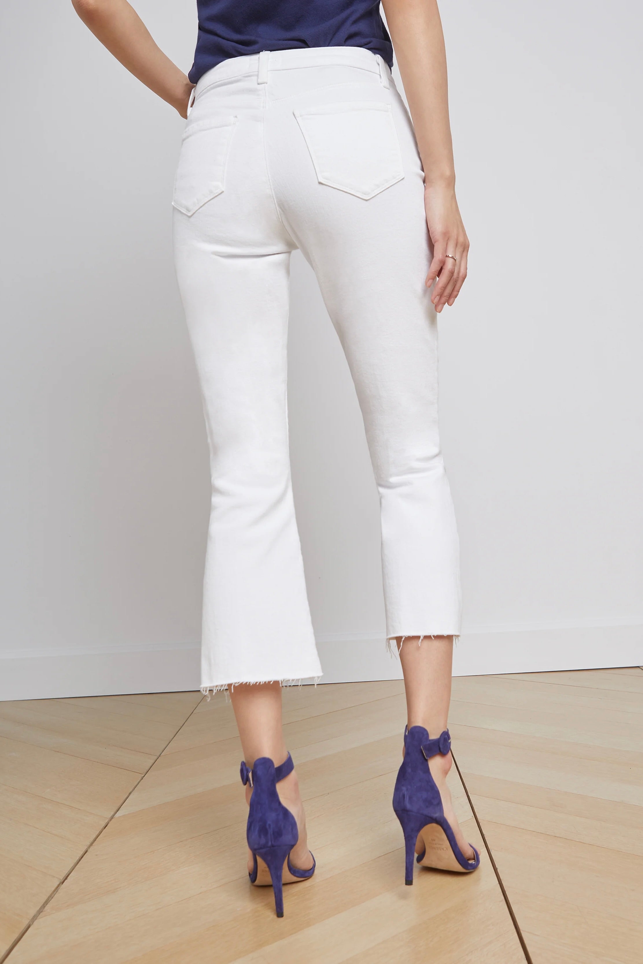 KENDRA CROP FLARE - BLANC
sassanova