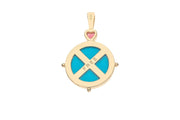 FREE TURQUOISE BUTTERFLY NECKLACE- SATELLITE CHAIN