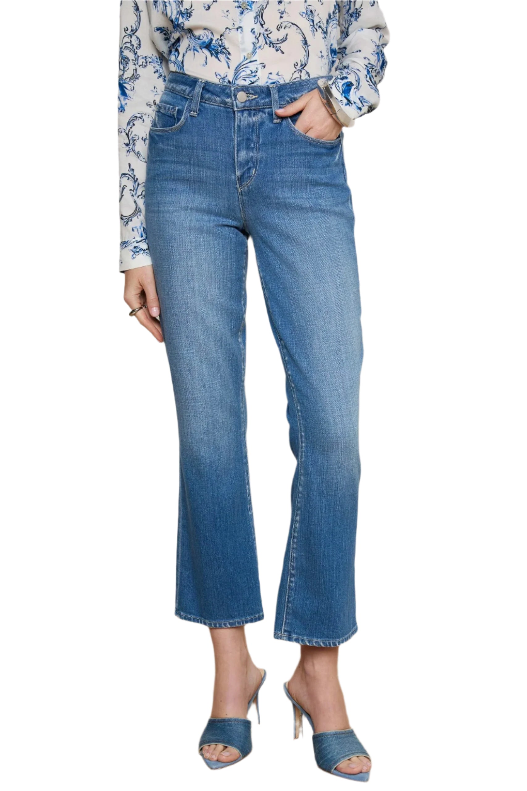 TATI H/R CROP MICRO BOOT - Jeans - Sassanova