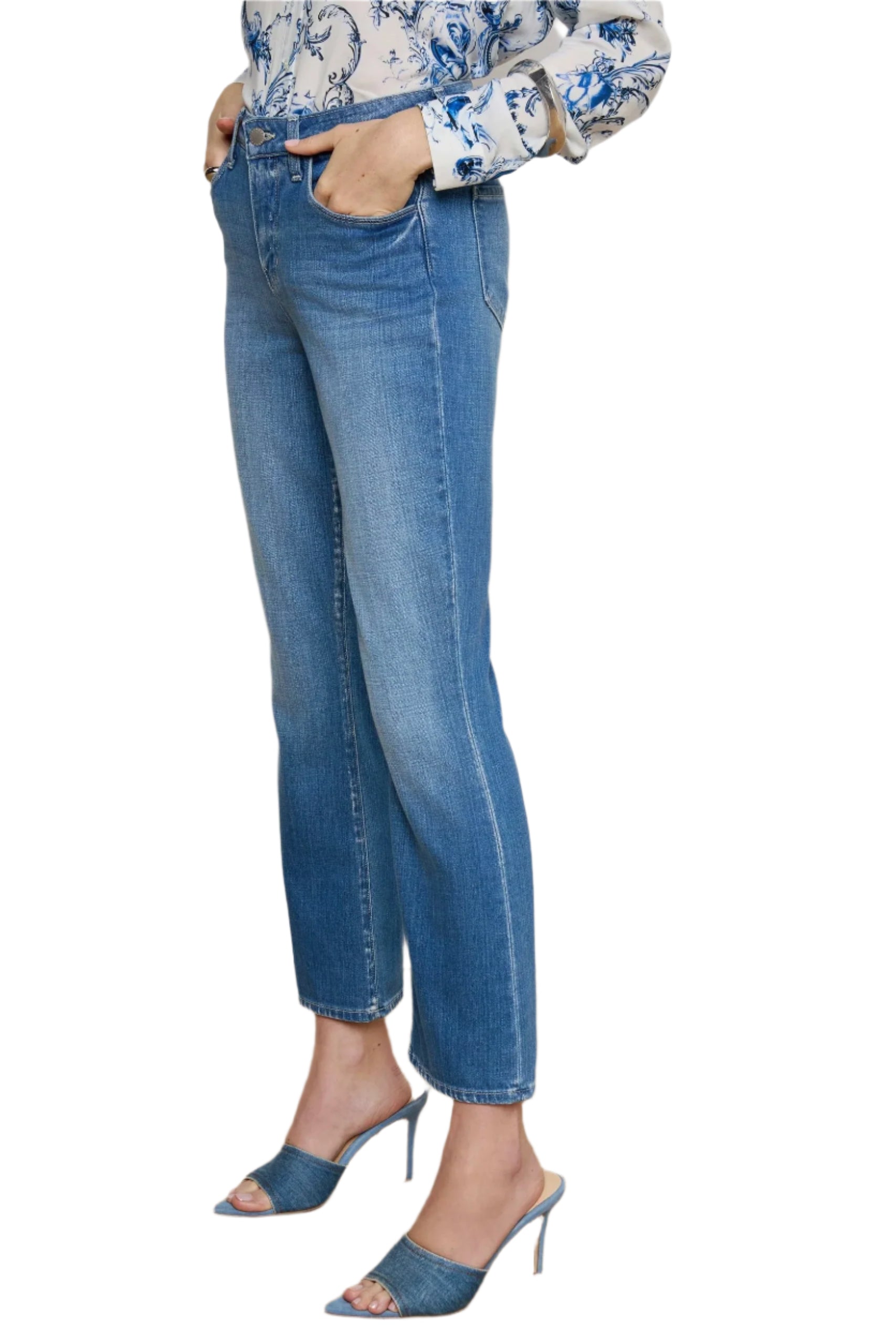 TATI H/R CROP MICRO BOOT - Jeans - Sassanova