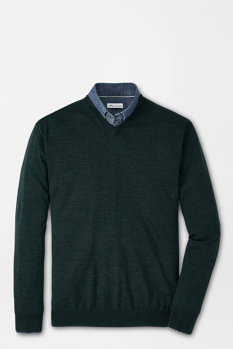 AUTUMN CREST V-NECK SWEATER
