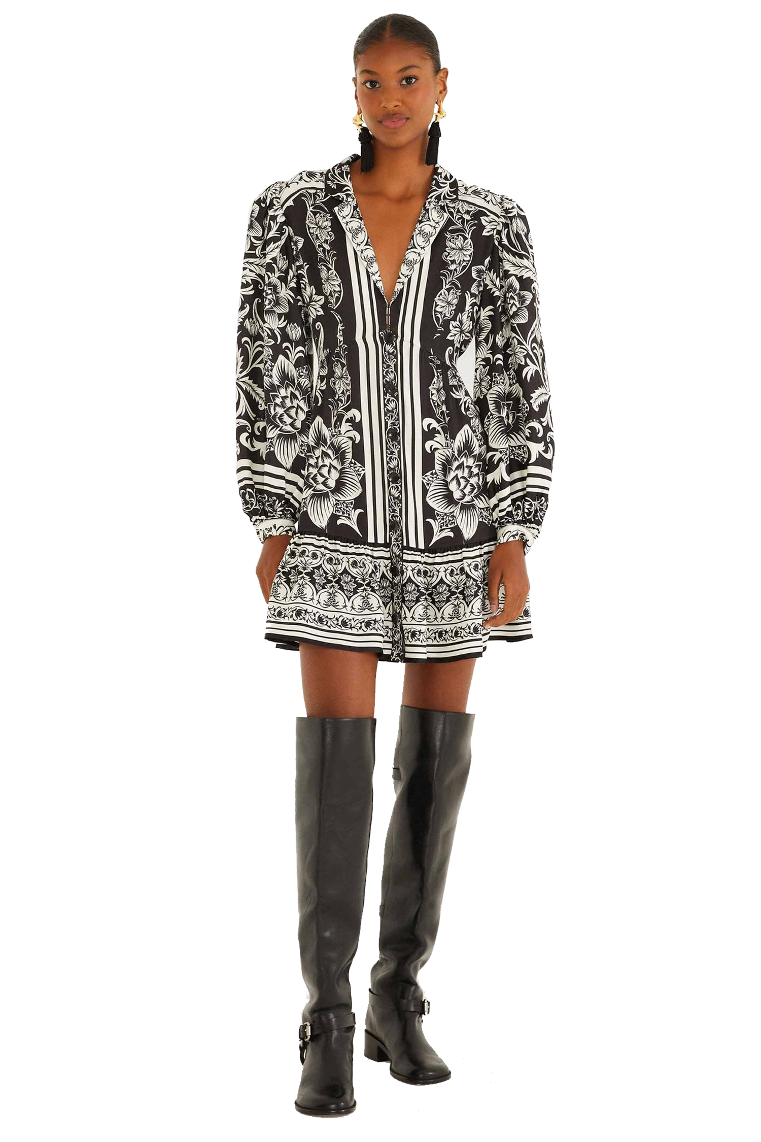 LISBON MINI DRESS - Dresses - Sassanova