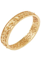 FLORA HINGE BANGLE- GLD
sassanova