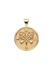 FOREVER PETITE EMBELLISHED COIN NECKLACE- SATELLITE CHAIN